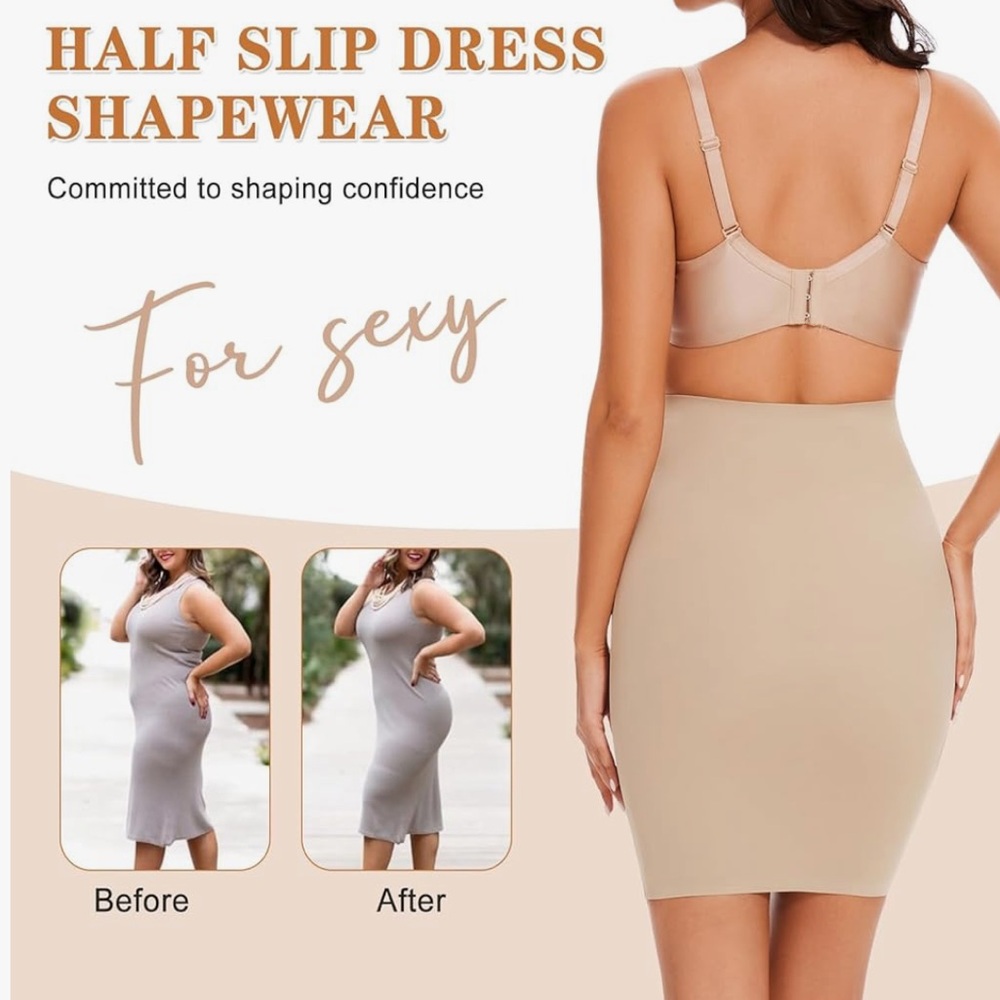 Seamless Nude Shapewear Skirt - Picture 4 of 4